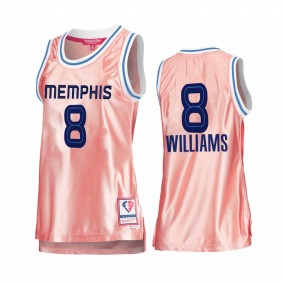 Ziaire Williams Memphis Grizzlies Rose Gold Jersey #8 Pink 75th Anniversary Women's Tank