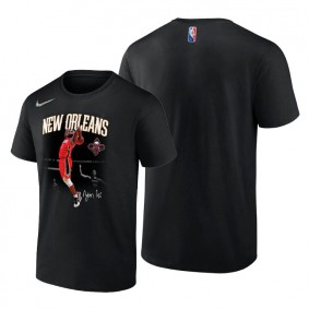 Pelicans Zion Williamson Highlights Dunking NBA75th Diamond Black T-Shirt